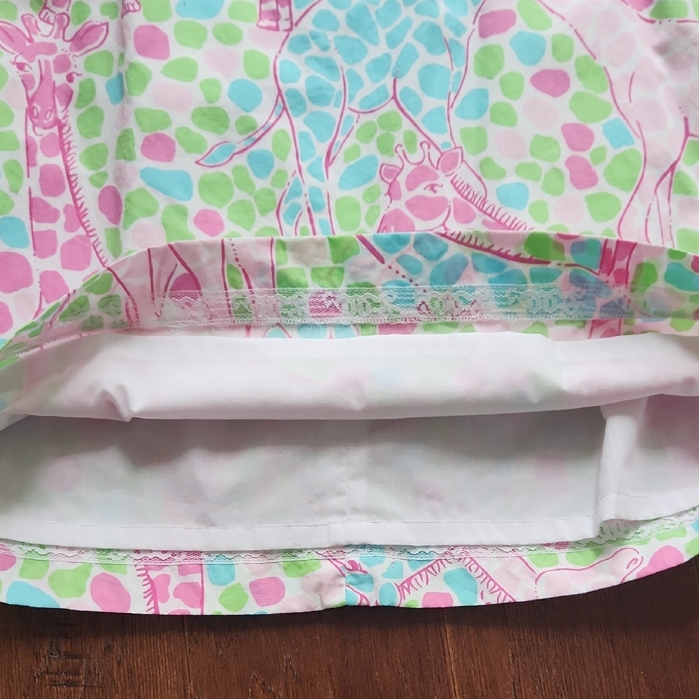 Lilly Pulitzer Multicolor Giraffe Print Skirt - Picture 2 of 4